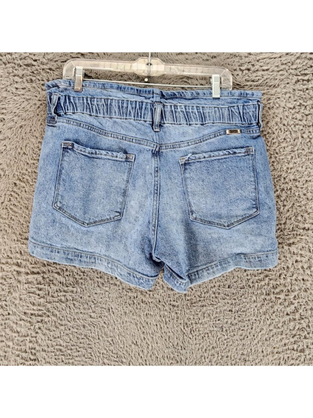 KanCan Shorts Womens 31 Blue Stretch Denim Jean Jorts - Picture 8 of 13